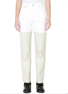 AGOLDE Pieced 90's Pinch Waist Jeans - Sugar Powder Leather Wash