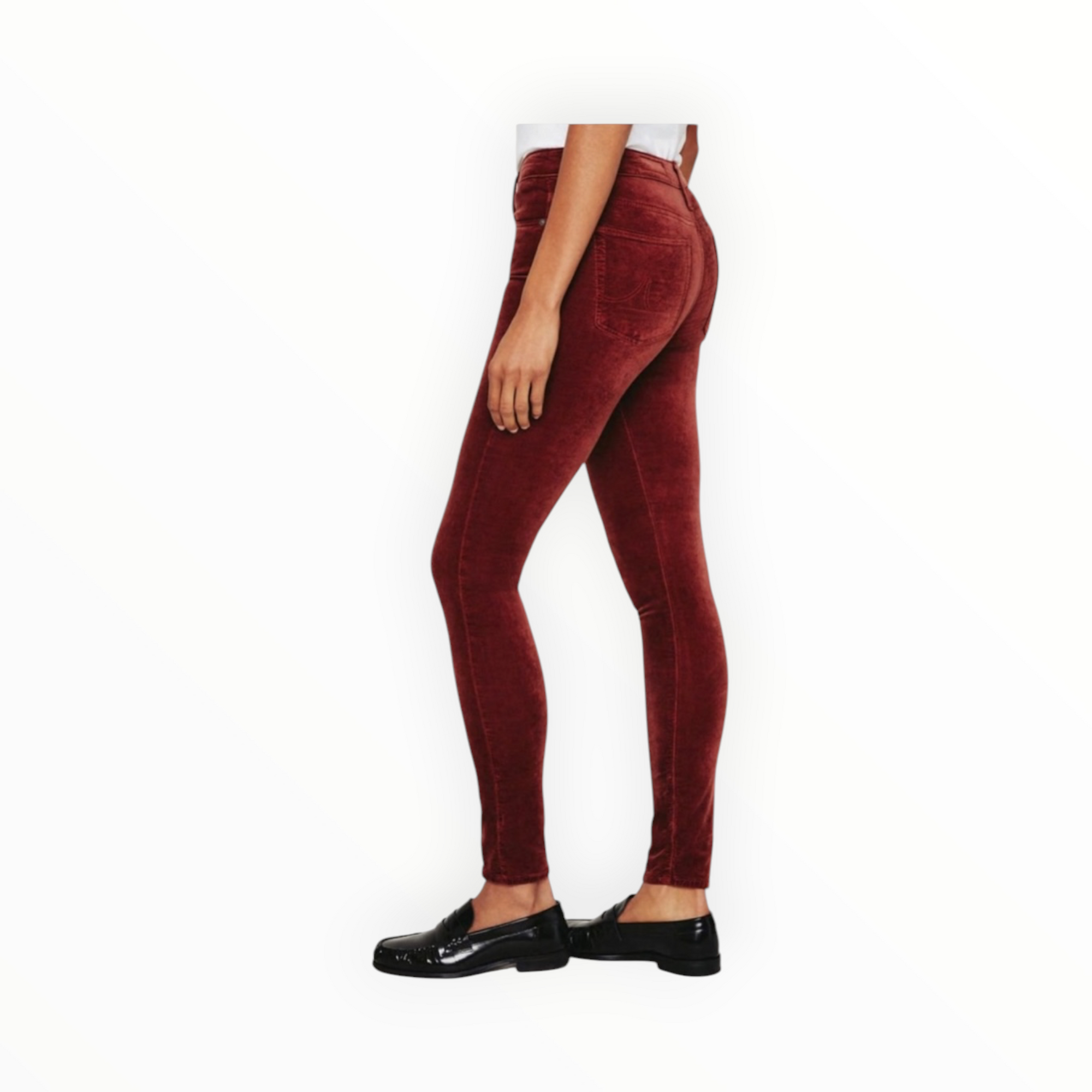 AG Jeans Farrah Skinny - Dark Sangria