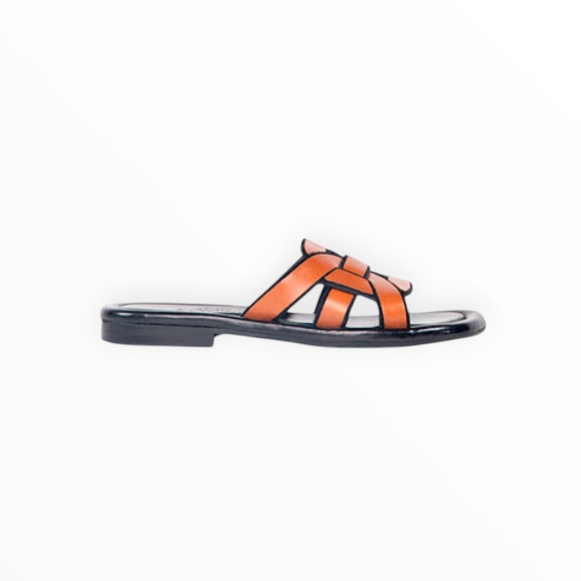 HOMERS Dalia Sierra Sella Flat Sandals - Black