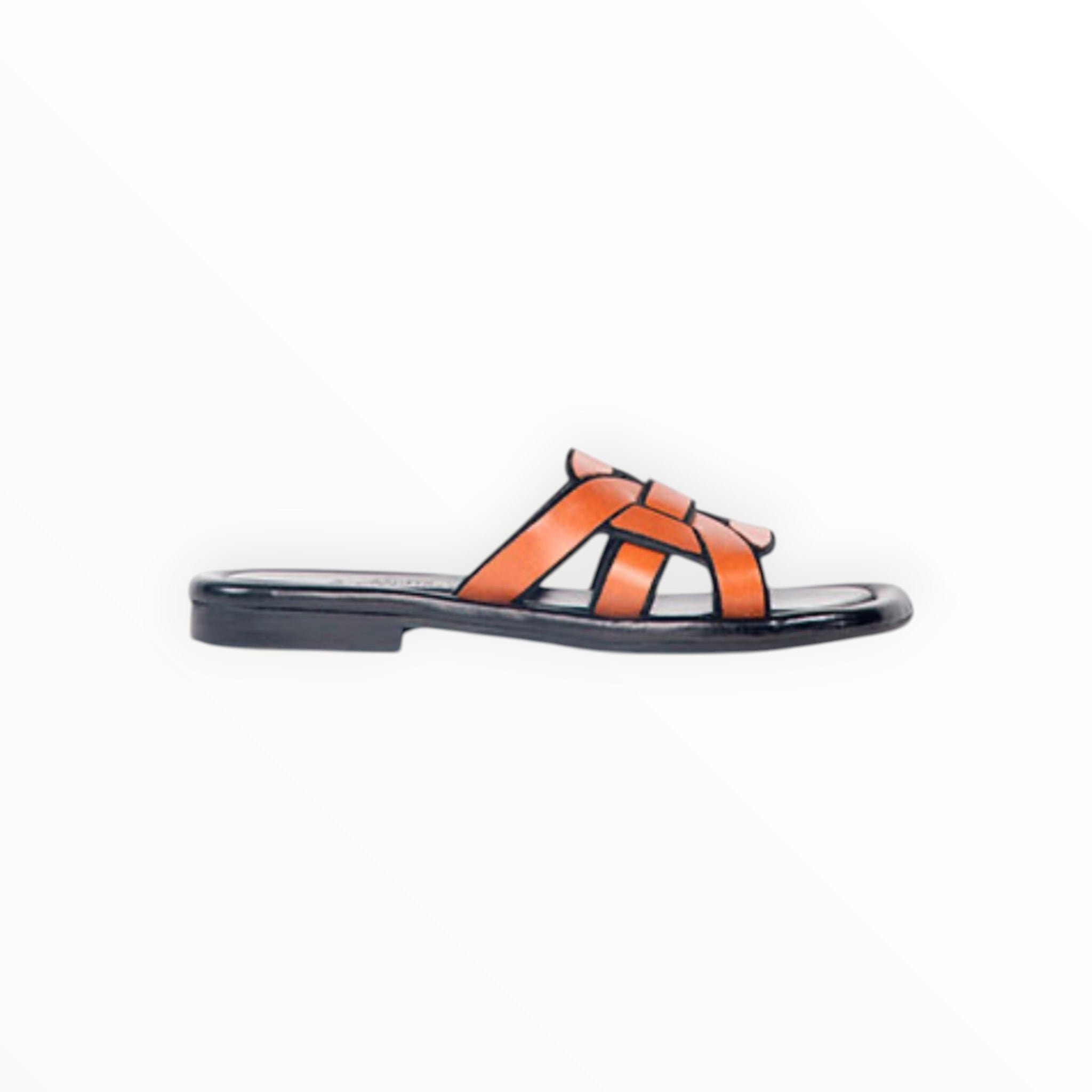 HOMERS Dalia Sierra Sella Flat Sandals - Black