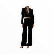 Gilner Farrar Brielle Pant - Black Crinkled Velvet