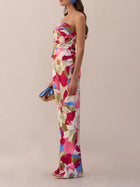 Cult Gaia Stacie Pant - Color Floral Rosette