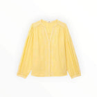 ba&sh Fedora Embroidered Shirt - Yellow