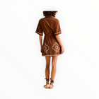 Carolina K Amaia Dress - Chocolate Brown