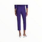 Theory Treeca Cropped Wool Pants - Blue Iris