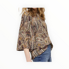Summum Paisley Print Top - Multi