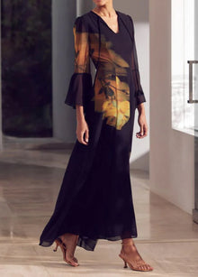 MISA Claire Dress - Yellow Rose Chiffon