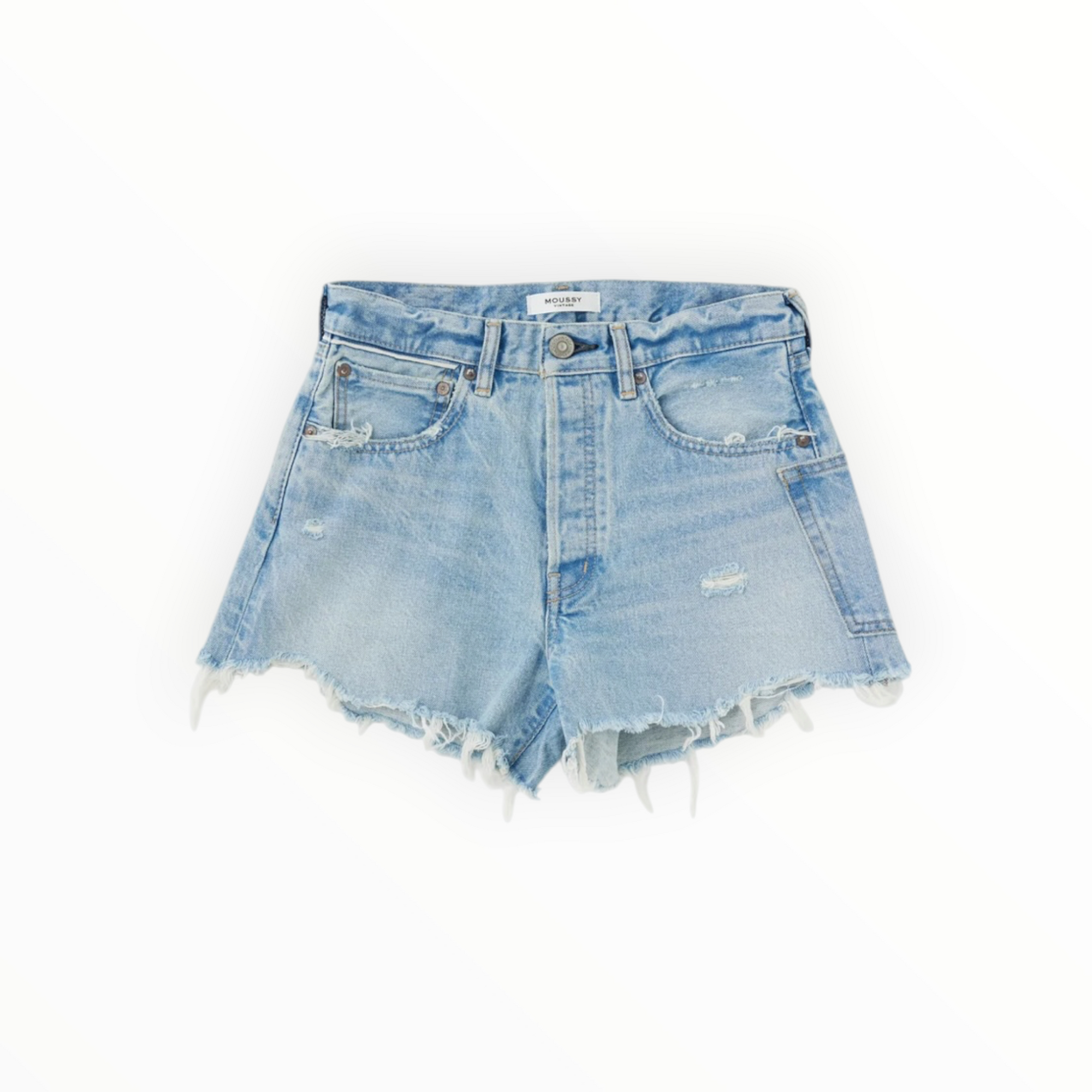 Moussy Vintage Mckendree Shorts - Light Blue
