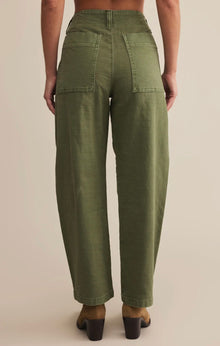Z Supply Olive Twill Pants - Hunter Green