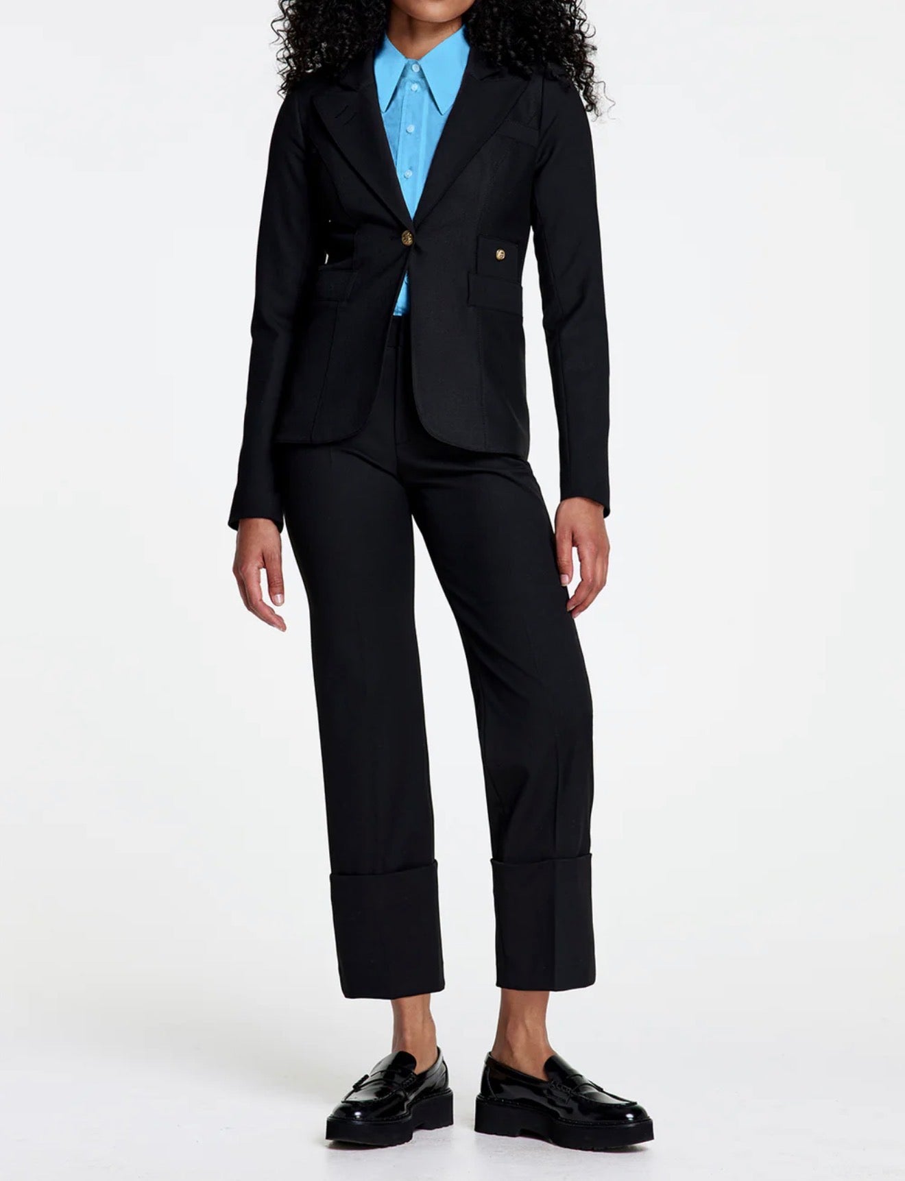 Smythe Classic Duchess Blazer - Black