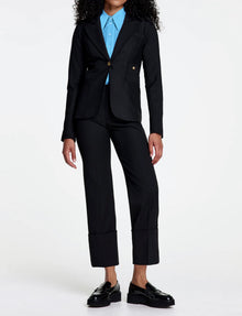 Smythe Classic Duchess Blazer - Black