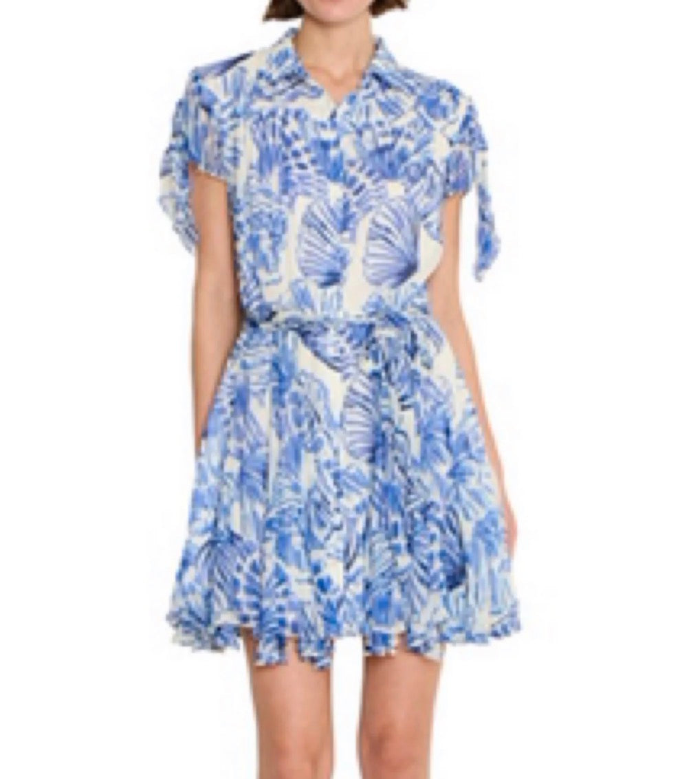 Amanda Uprichard Savannah Dress - Shell Print