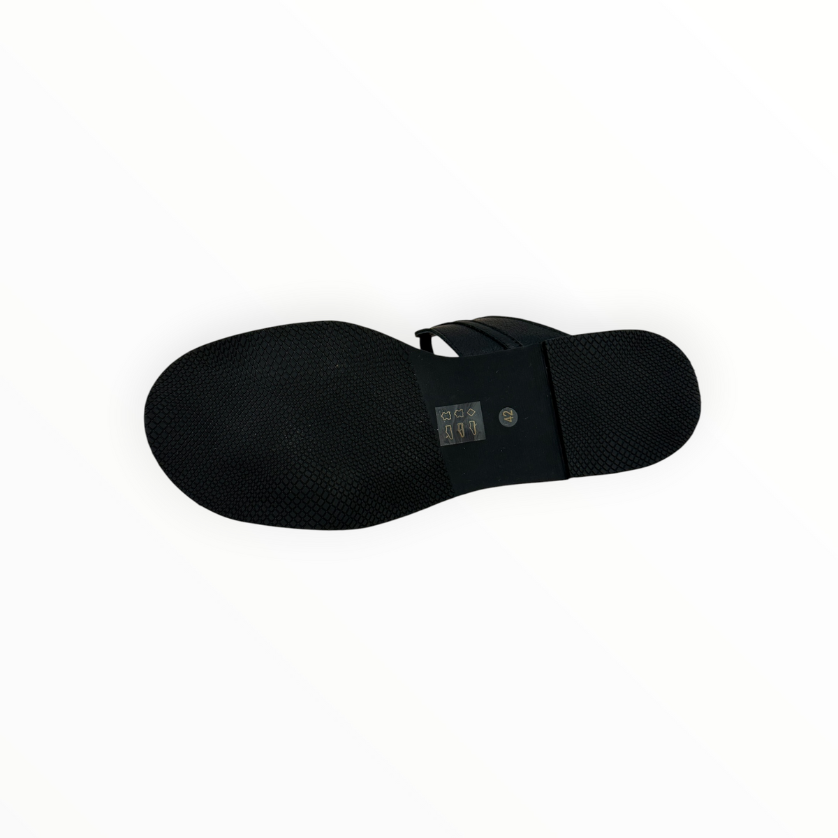 ALL BLACK Little Belt Sandal - Black