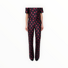 Tara Jamon Pitt Pant - Black Heart Print