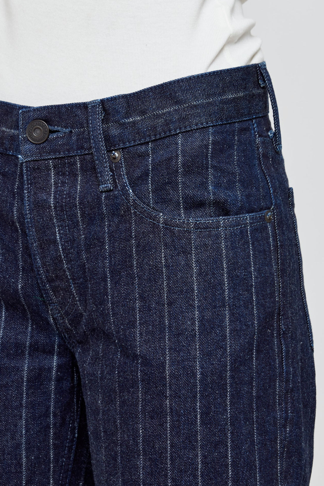 Moussy Vintage Syosset Low-Rise Straight - Mix Navy 147