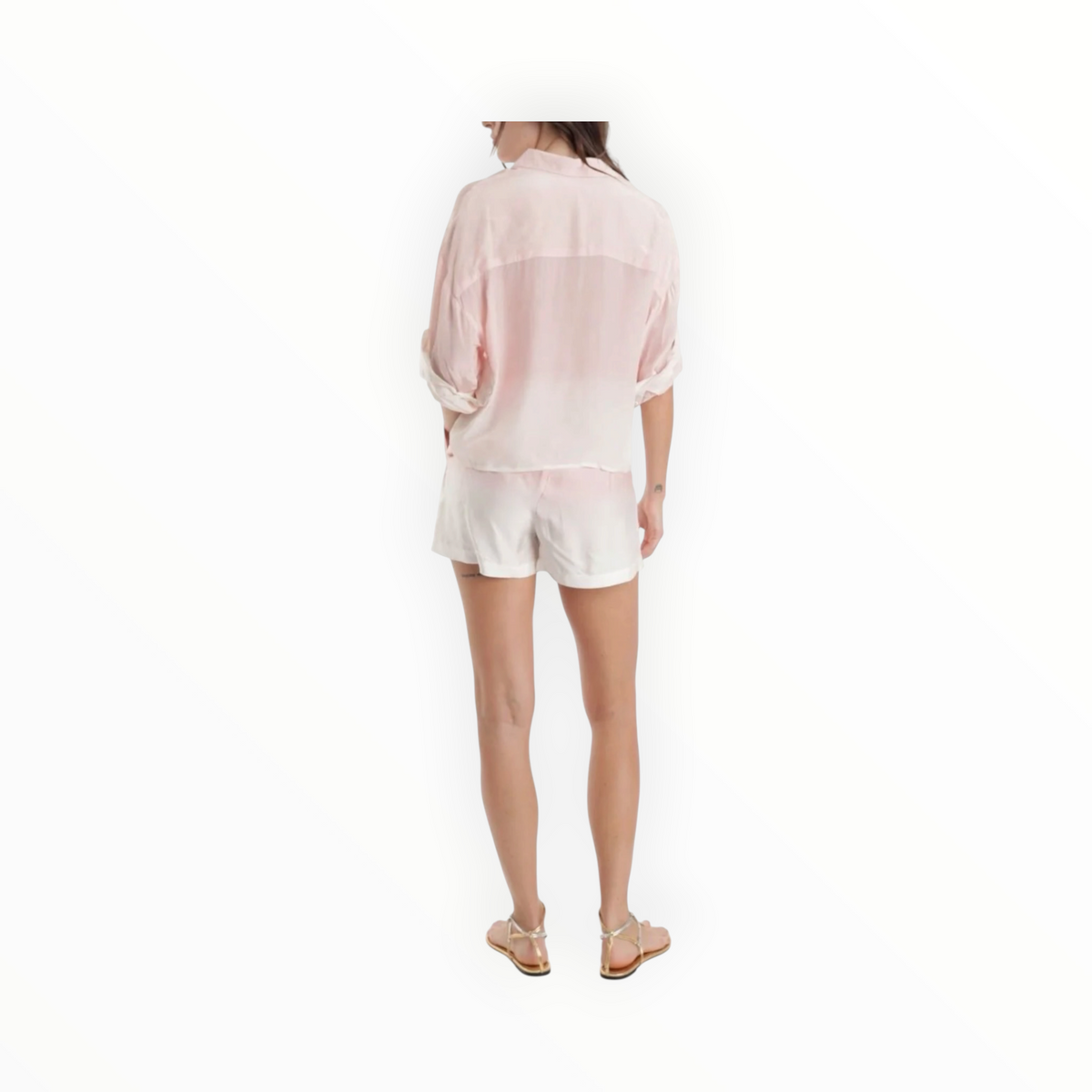 Karina Grimaldi Malaga Stripe Shorts - Pink