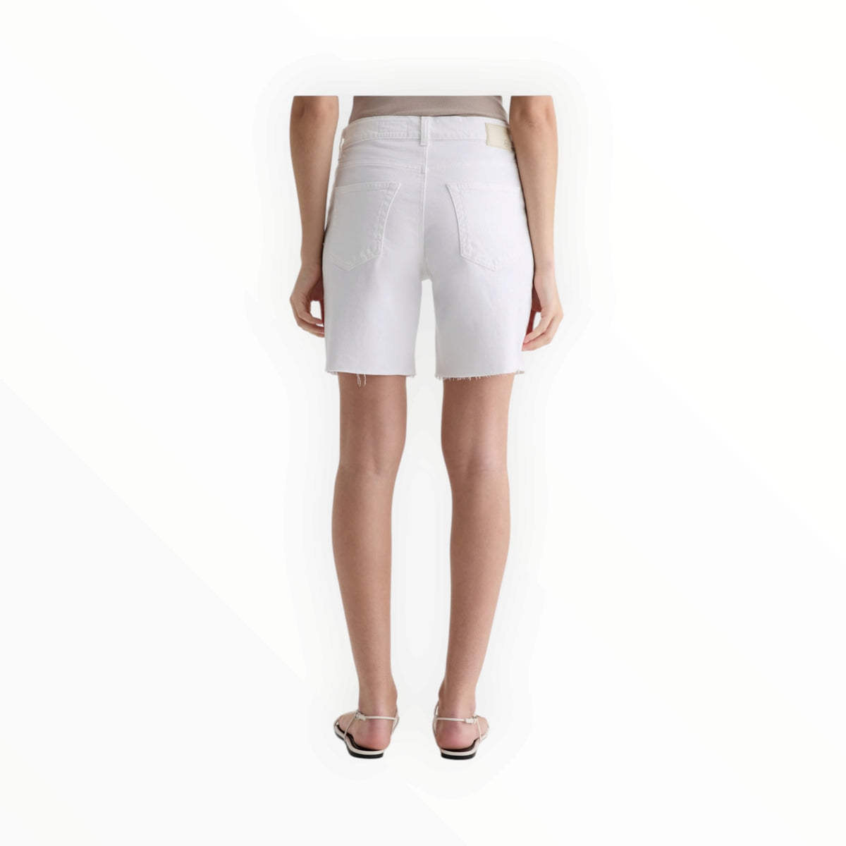 AG Jeans Ex-Boyfriend Short - White