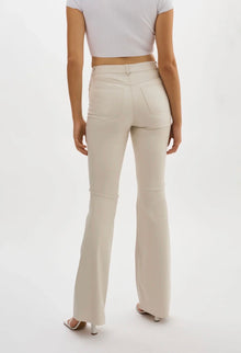 Lamarque Kaida Faux Leather Pants - Ivory