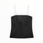 Helmut Lang Minimal Slip Top - Black