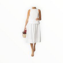ODEEH Midi Skirt - White