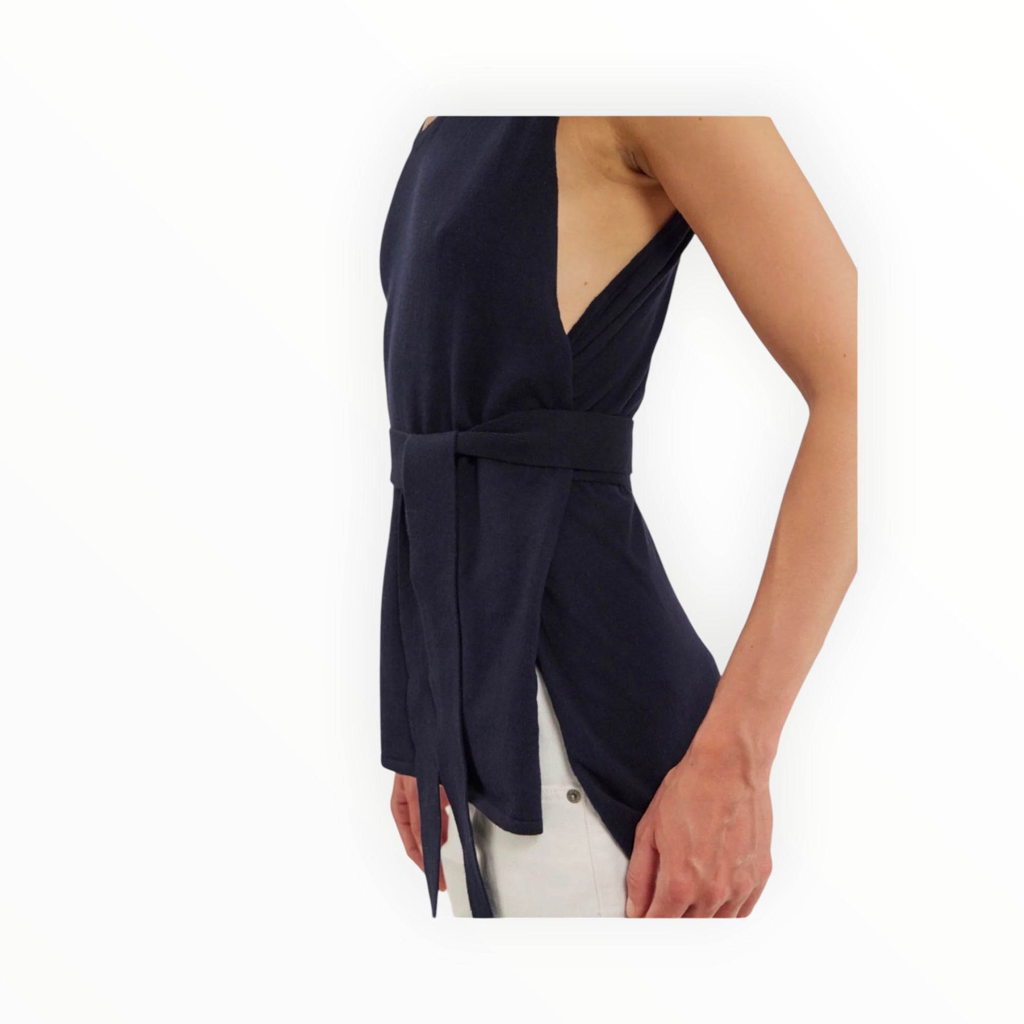 Ines de la Fressange Albane Top - Navy