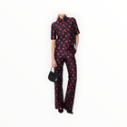 Tara Jamon Pitt Pant - Black Heart Print