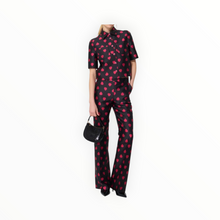 Tara Jamon Pitt Pant - Black Heart Print