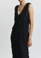 saint art Renata Shift Dress - Black