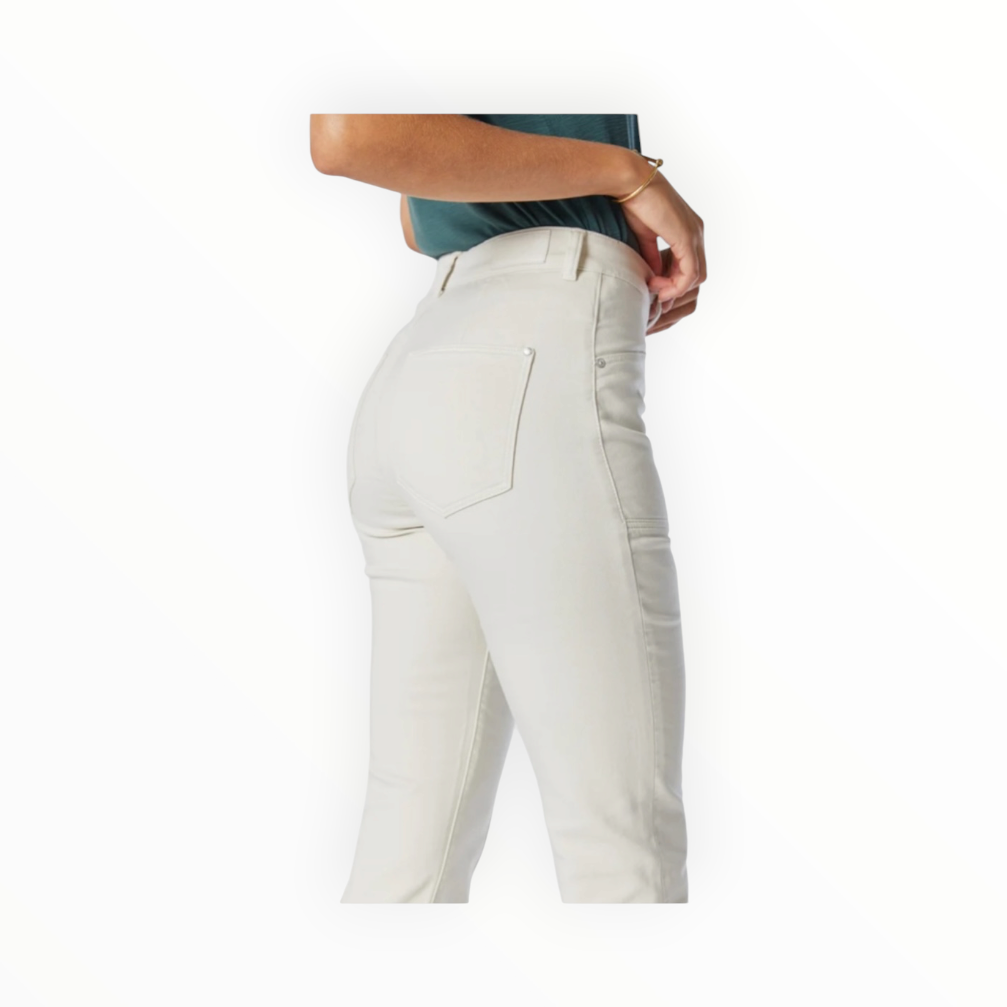 Mavi Anna Slim Jogger High Rise - Cloud Dancer Casual Comfort