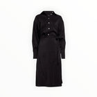 Proenza Schouler Olympia Habotai Shirtdress - Black