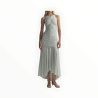 A.L.C. Ayla Ruched Knit Midi Dress - Pale Mint