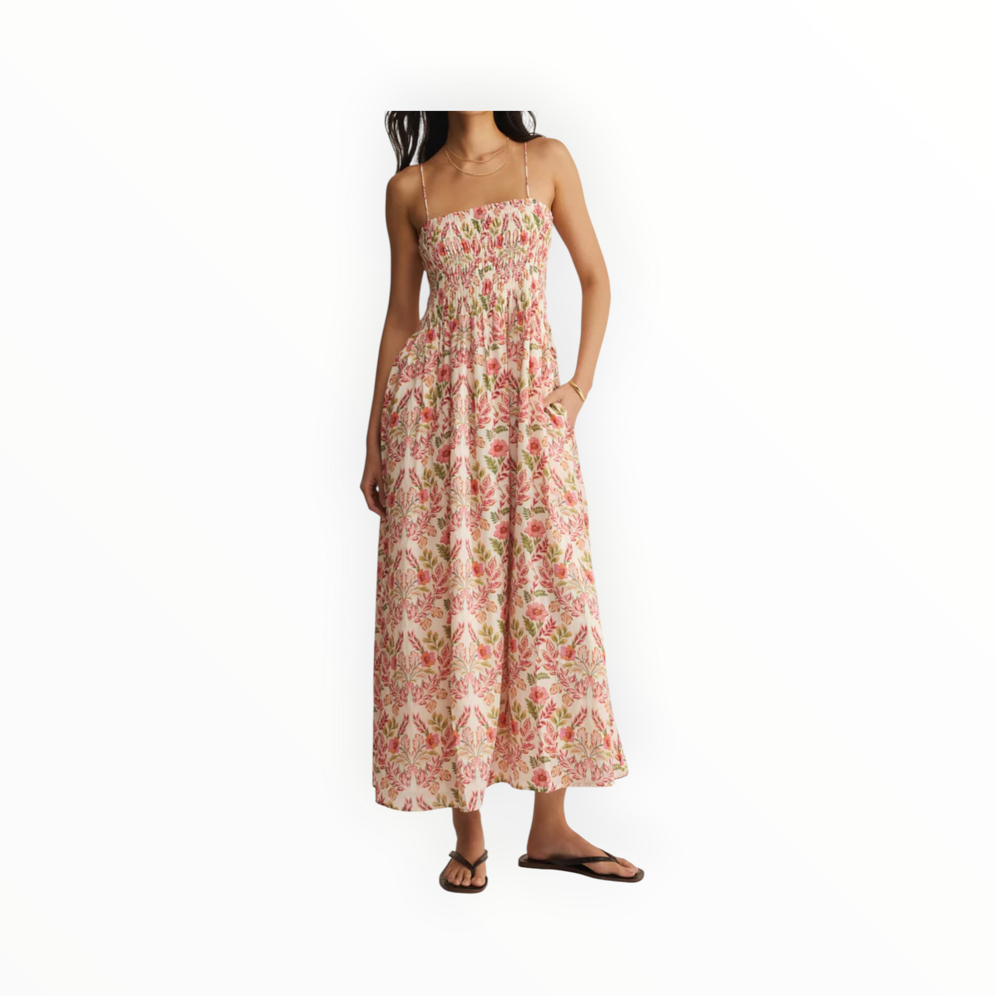Z Supply Cornelia Ami Floral Maxi Dress - Multi