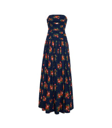 Cara Cara Montreal Maxi Dress - Gemma Scarf Navy