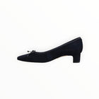 Sam Edelman Rinda Pointed Toe Ballet Heel - Midnight Blue Leather