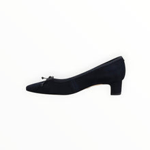 Sam Edelman Rinda Pointed Toe Ballet Heel - Midnight Blue Leather