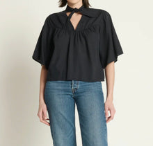 Nation Ltd Valerie Tie Neck Top - Black