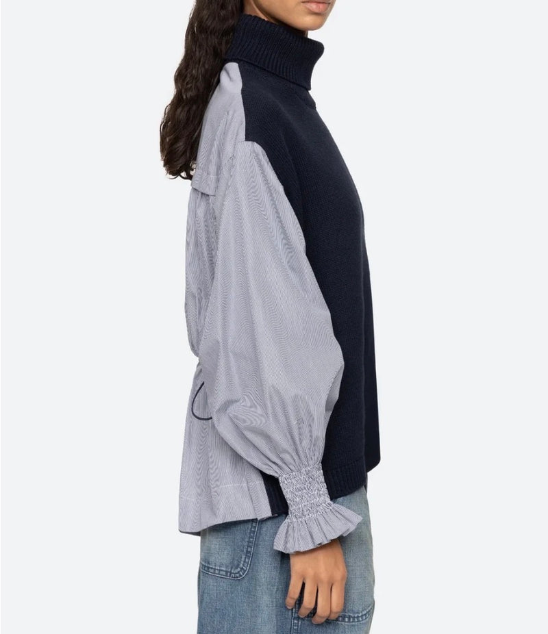 Sea New York Devana Turtleneck Sweater - Navy
