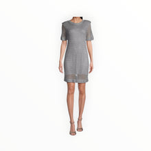 Milly Sinclair Metallic Crochet Dress