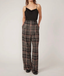 Gilner Farrar Milena Pant - Black Plaid