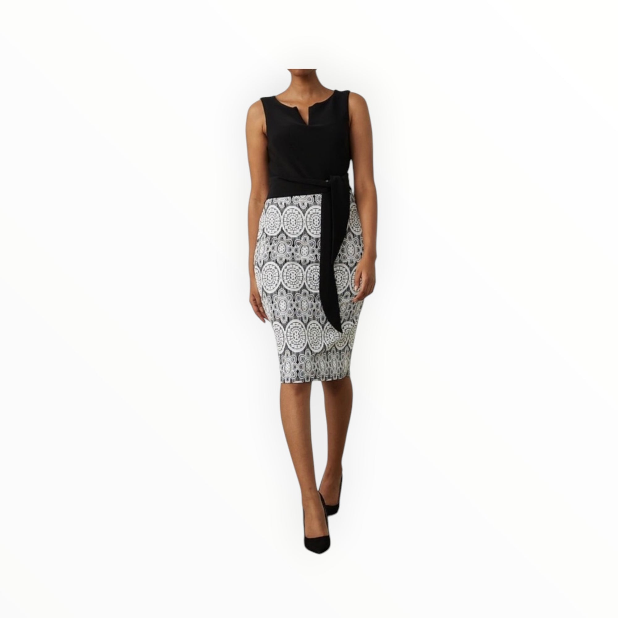Joseph Ribkoff Lace Motif Dress