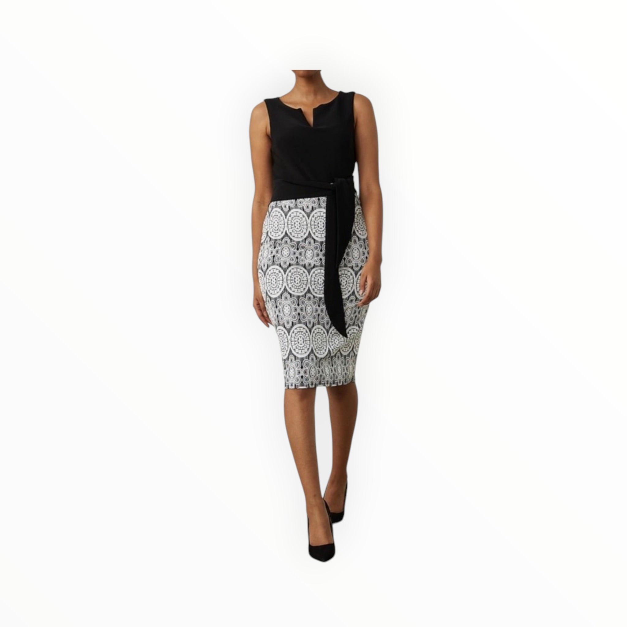 Joseph Ribkoff Lace Motif Dress