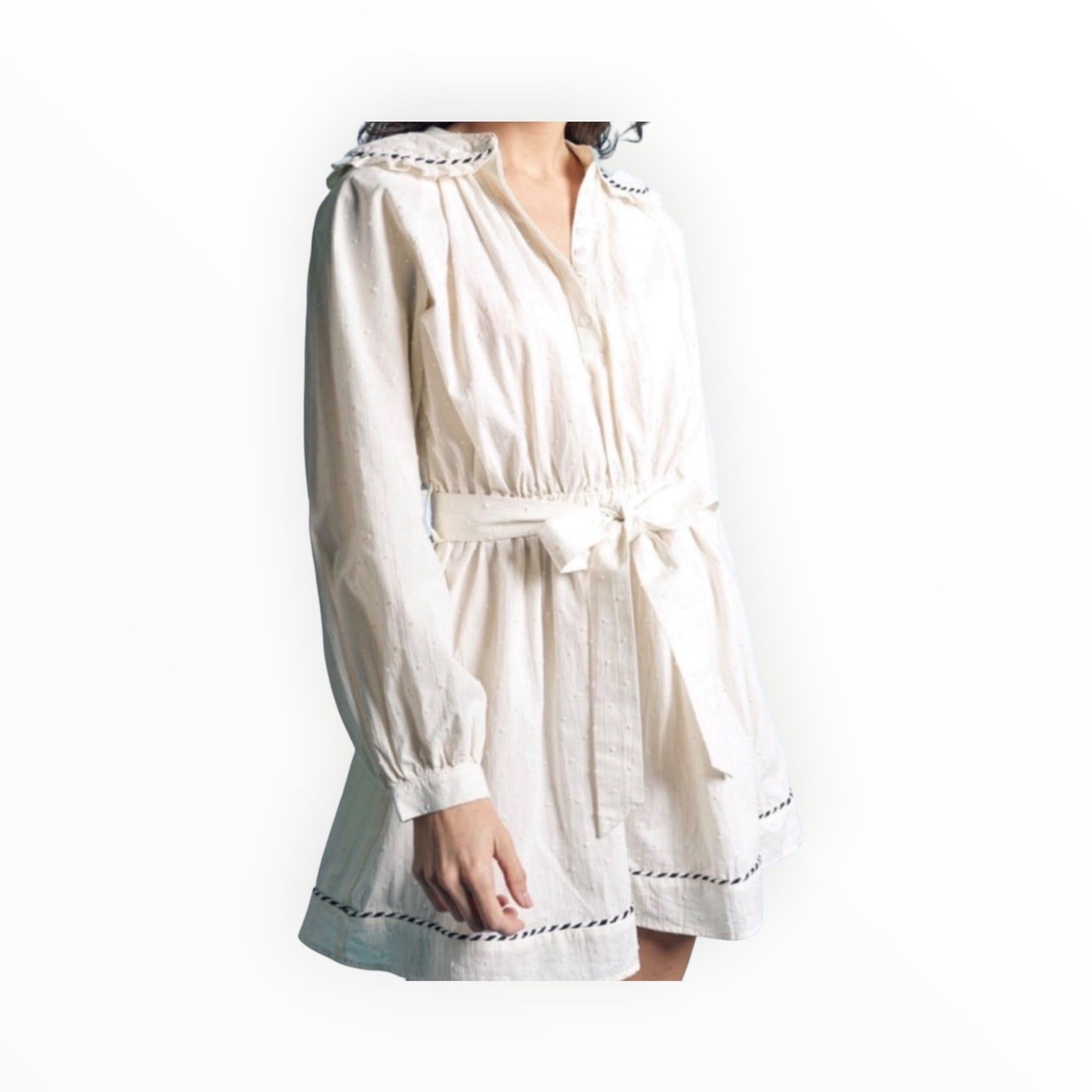 The Shirt by Rochelle Behrens Taylor Dress - White