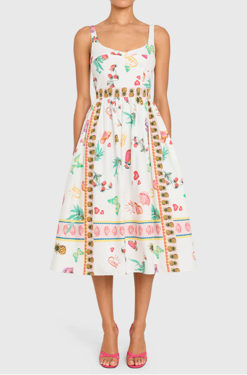 Amanda Uprichard Santorini Dress - Postcard