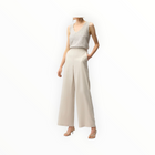 Joseph Ribkoff Sequins Yarn V-Neck Camisole Style 261914 - Moonstone