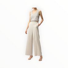 Joseph Ribkoff Sequins Yarn V-Neck Camisole Style 261914 - Moonstone