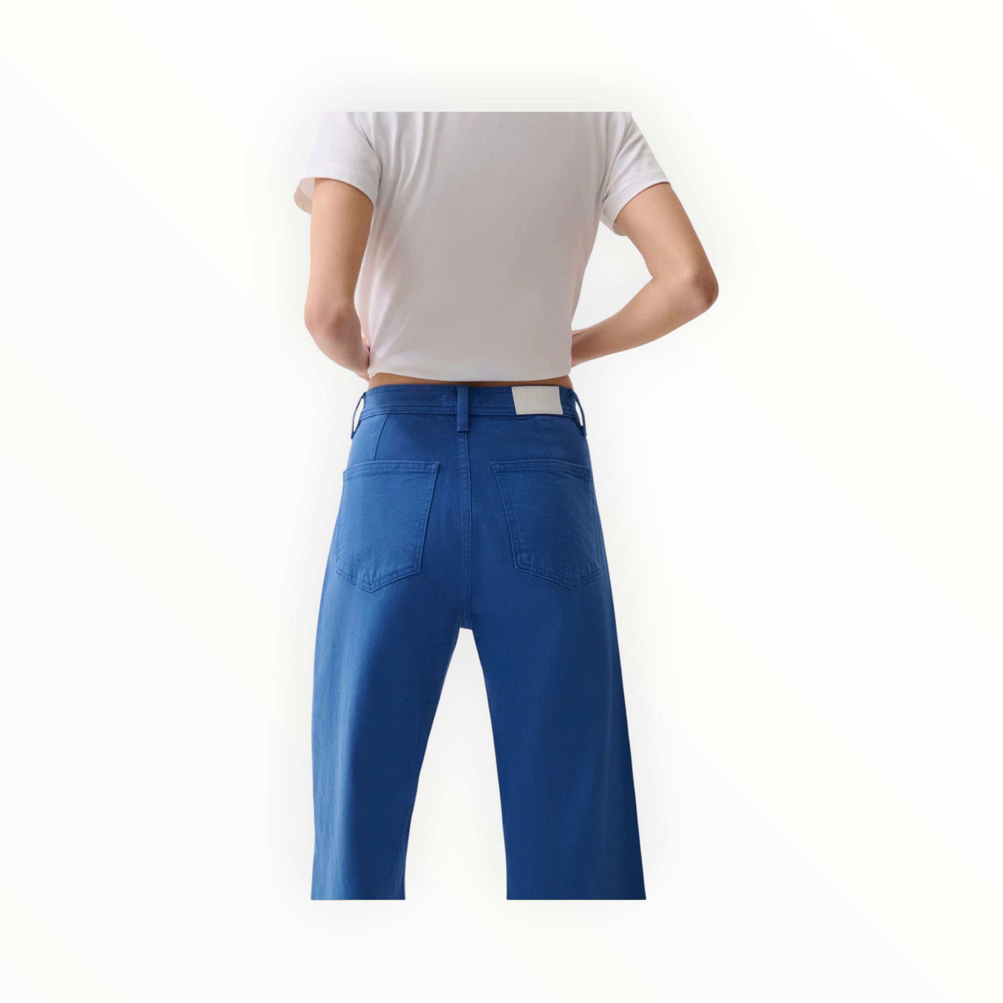 Pistola Penny High Rise Wide Leg Jean - Ciel