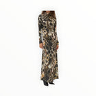 Maria Cher Fleetwood Curtis Long Dress - Brown