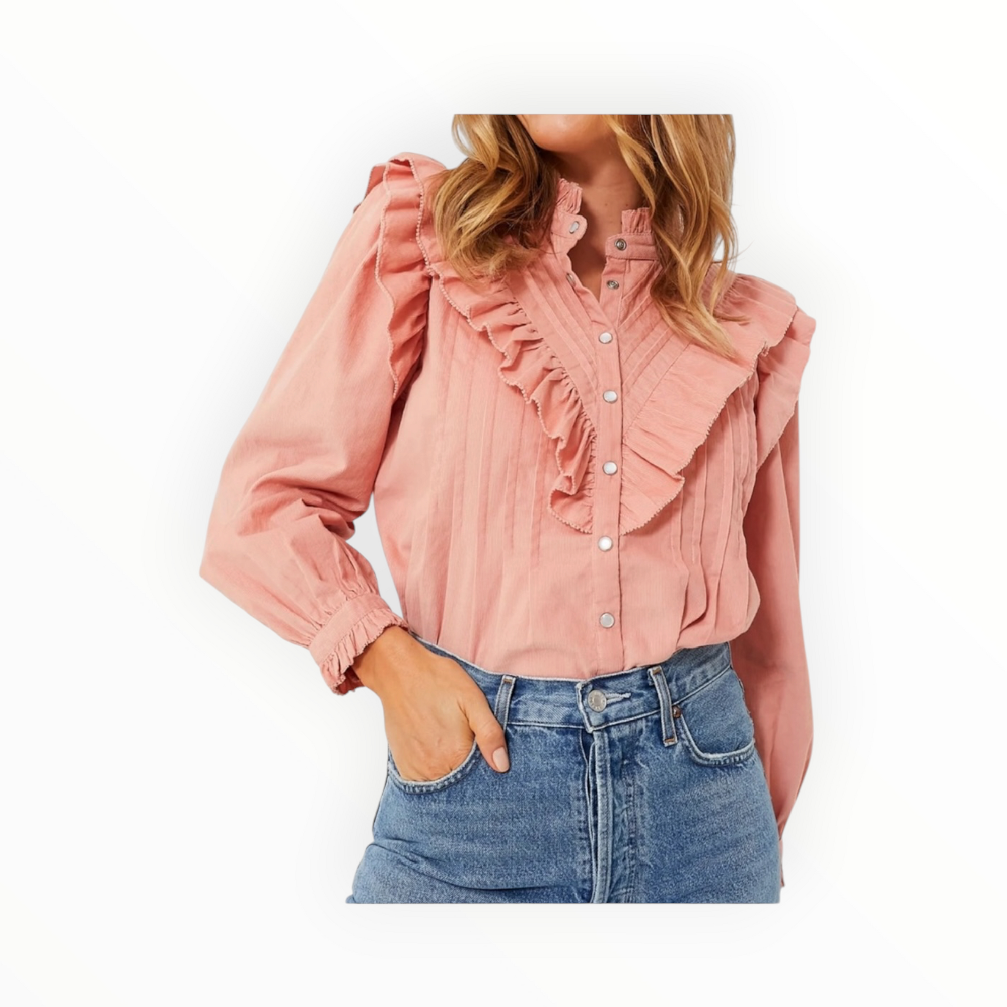 Love the Label Arlo Top - Dusty Pink