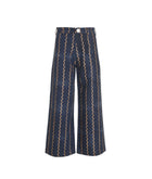 SZ Blockprints Maggi Disco Pants - Deep Blue/Gold