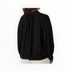 ba&sh Neil Long Sleeve Blouse - Black